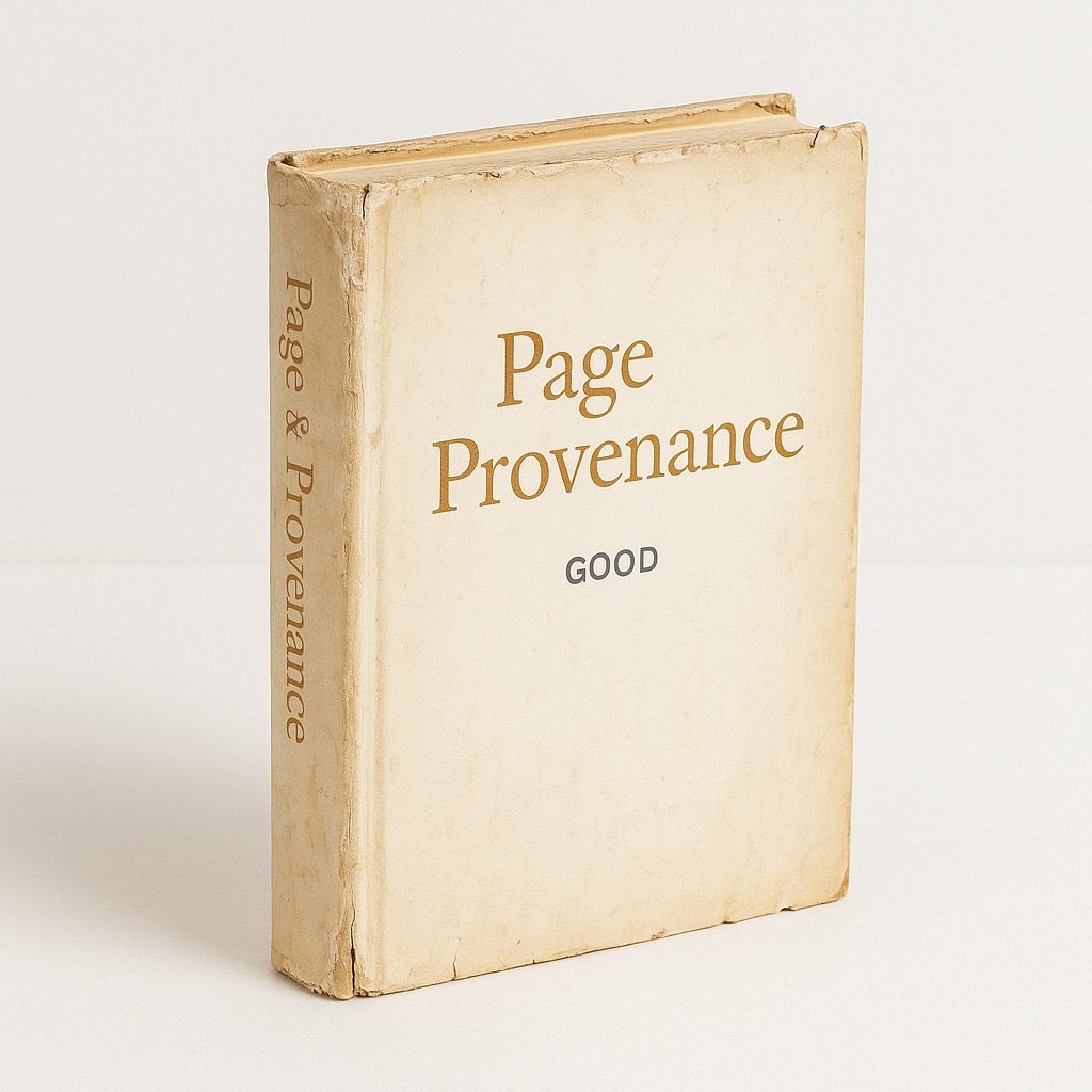 Good condition book example