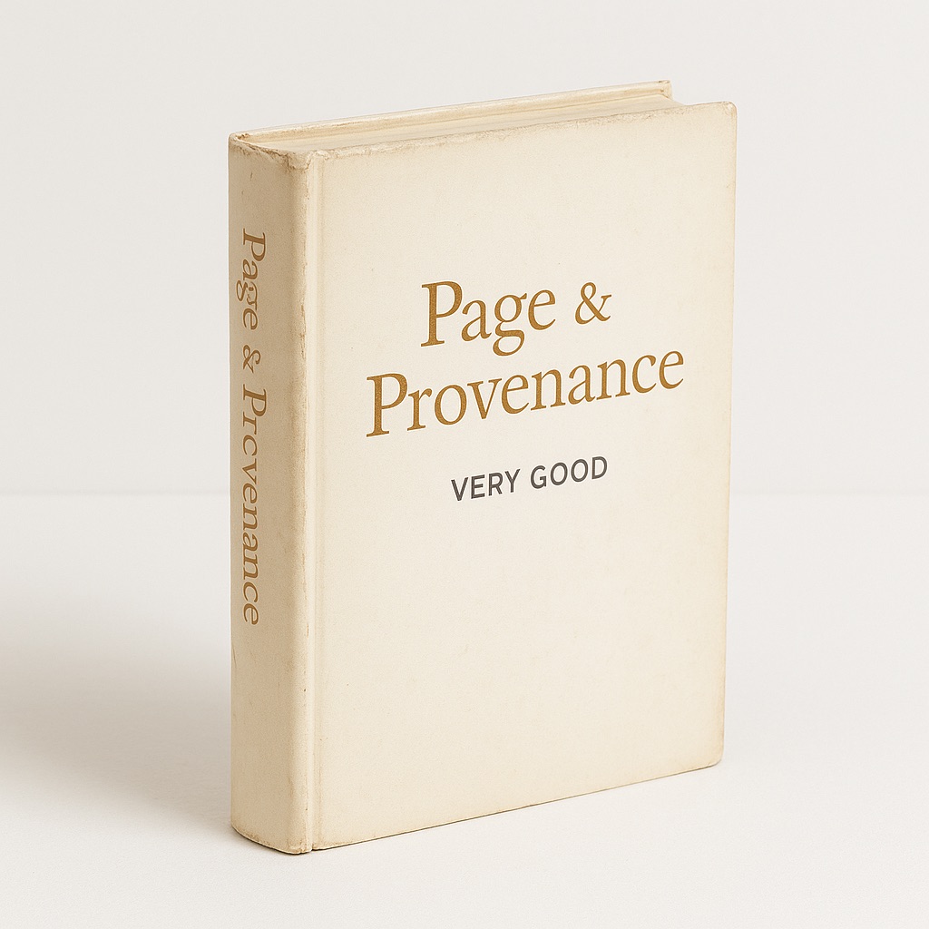 Very Good condition book example